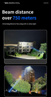 outdoor waterproof high intensity flashlight