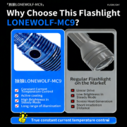 high lumen rechargeable flashlight 2000 lumen ultra bright handheld led flashlight active heat dissipation long range beam 6 lighting modes powerful emergency light ipx6 waterproof rating long lasting battery home emergency & camping use