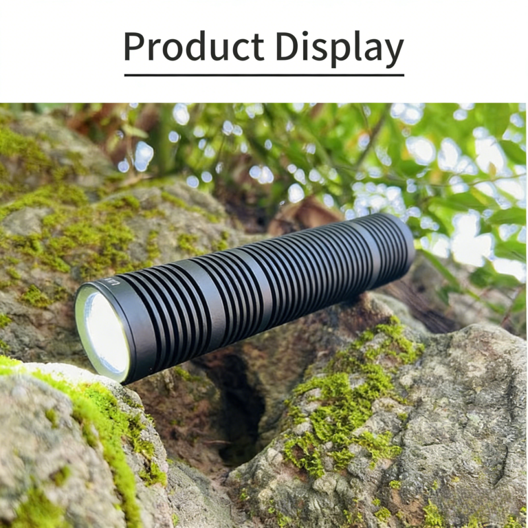 high lumen flashlight, 5 brightness levels, adjustable focus tactical torch, high power ipx6 waterproof camping home light