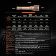 g12 max 14500lm super bright high intensity flashlight